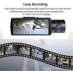 Interior lens of car dash cam
