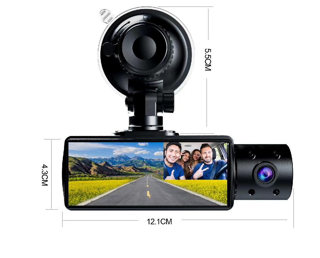 Accessories included with the dash camera