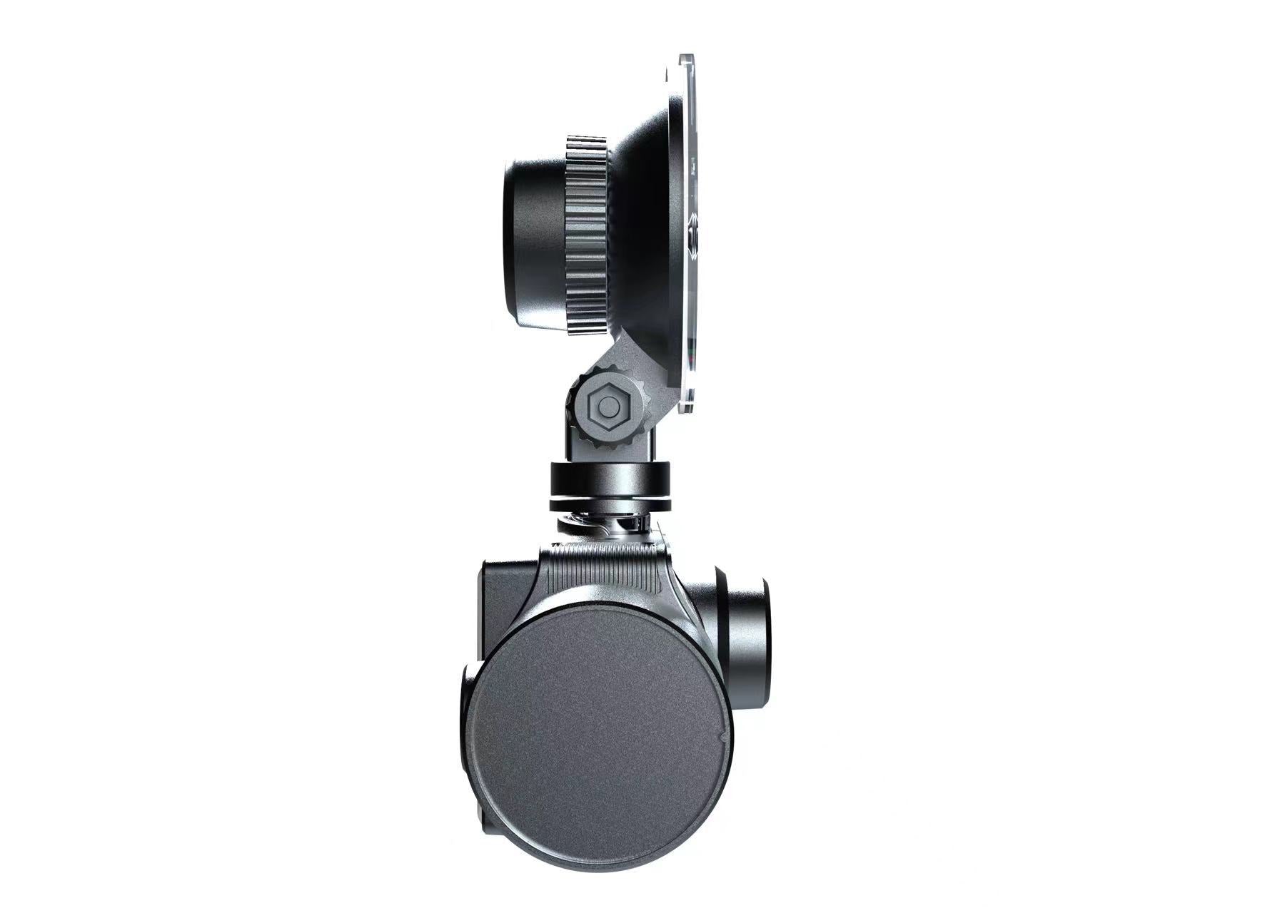 Showcasing the dash cam's reversing feature