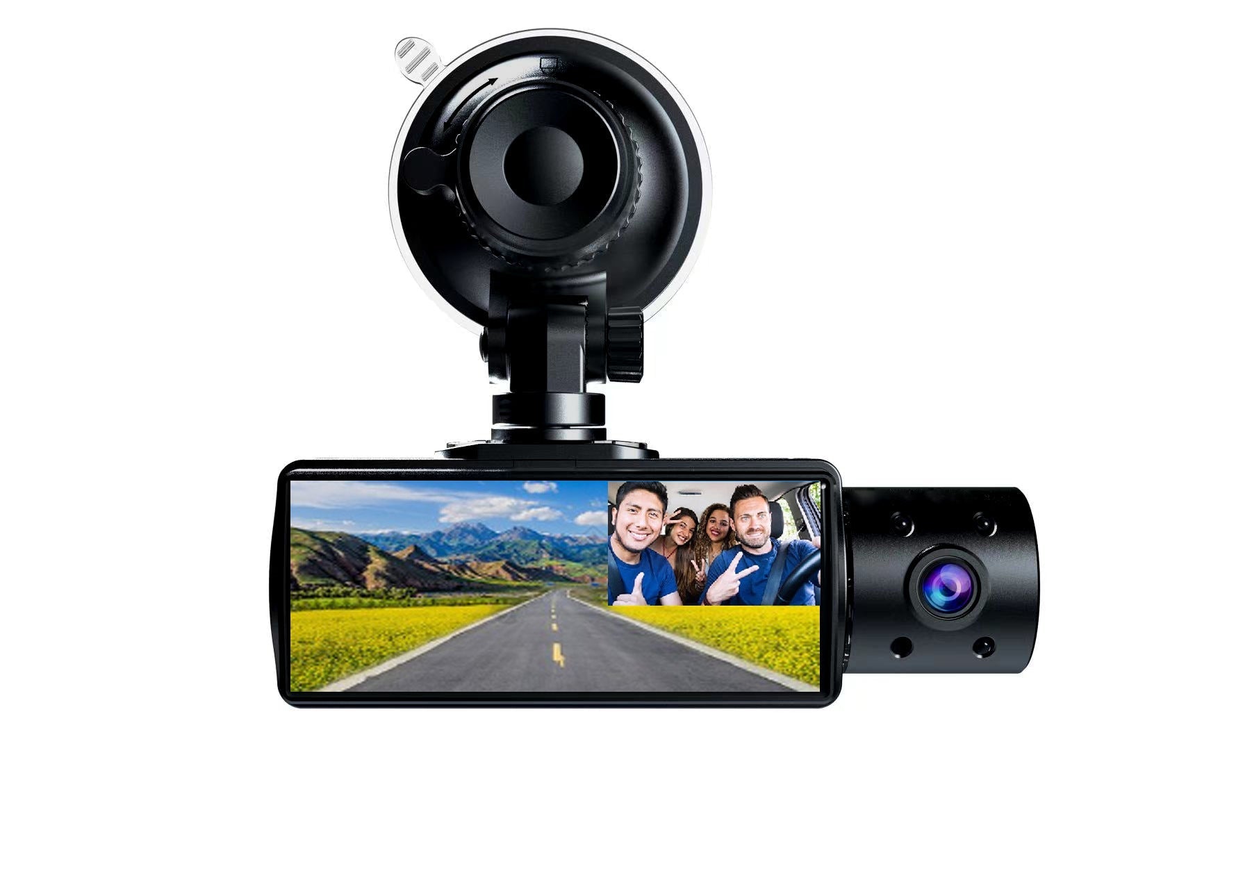 Interior lens of car dash cam