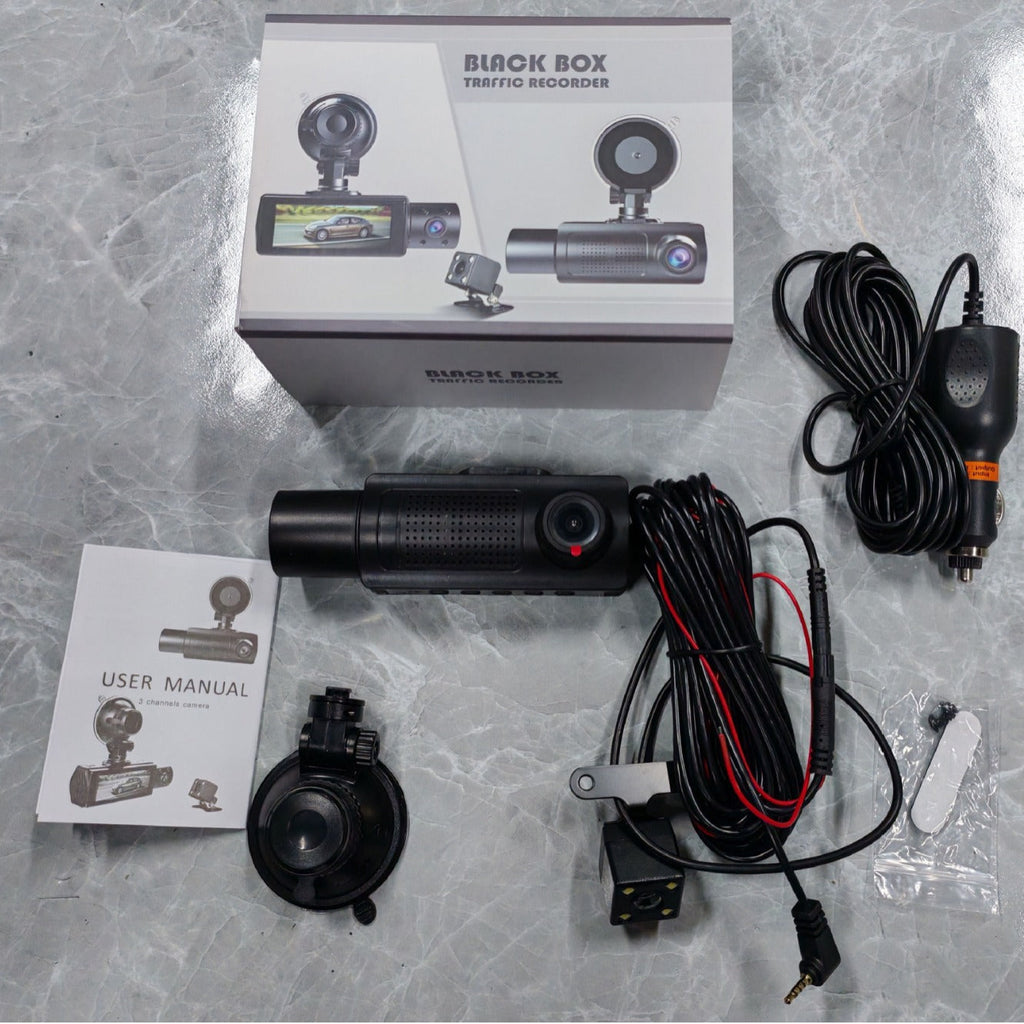 Installation of dash cam on windshield