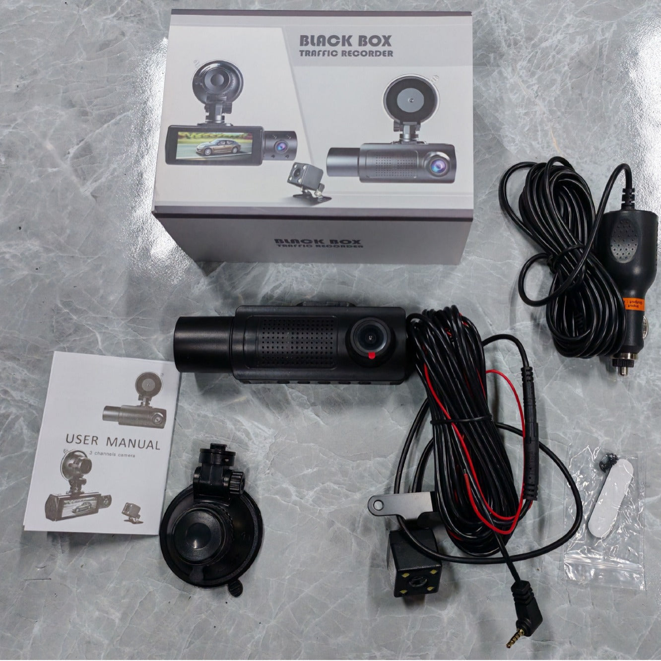 Installation of dash cam on windshield