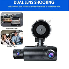 Display image of the dash cam in action
