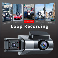Car dash cam rear view recorder