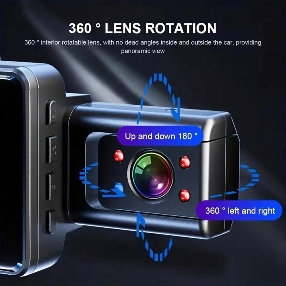 1080P car dash cam with screen display