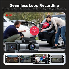 Dash cam showing high-definition video