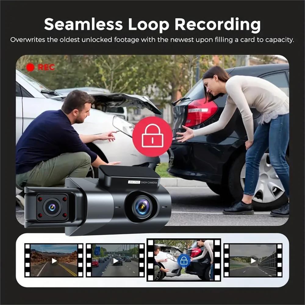 Dash cam showing high-definition video