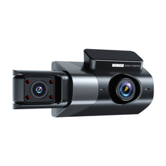 Triple lens car dash cam interior view