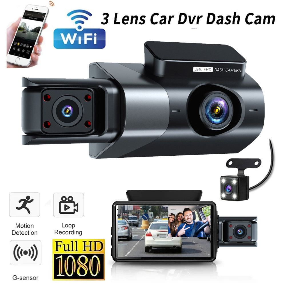 Dash cam showing high-definition video