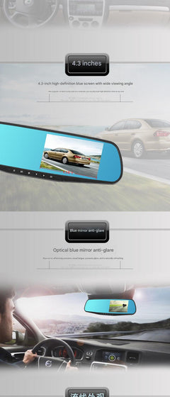 User interface of the car dash cam
