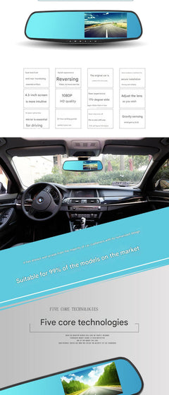Installation process for rear view dash cam