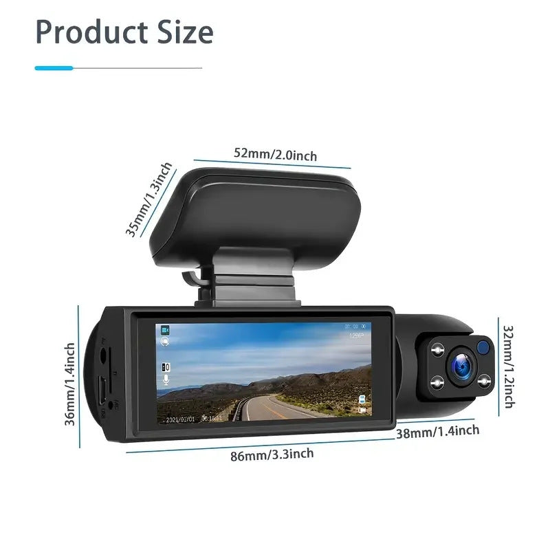 Wide angle view of Yuecai M8 camera