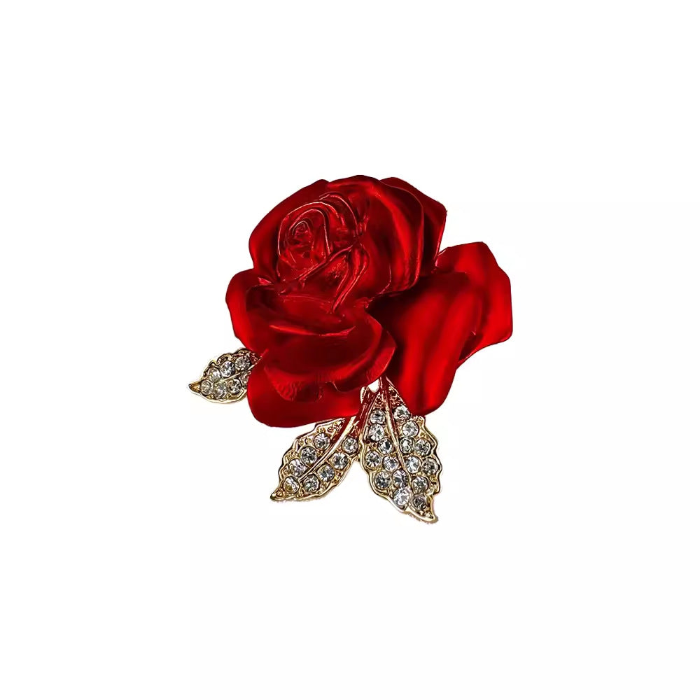 High-quality alloy rose pin accessory