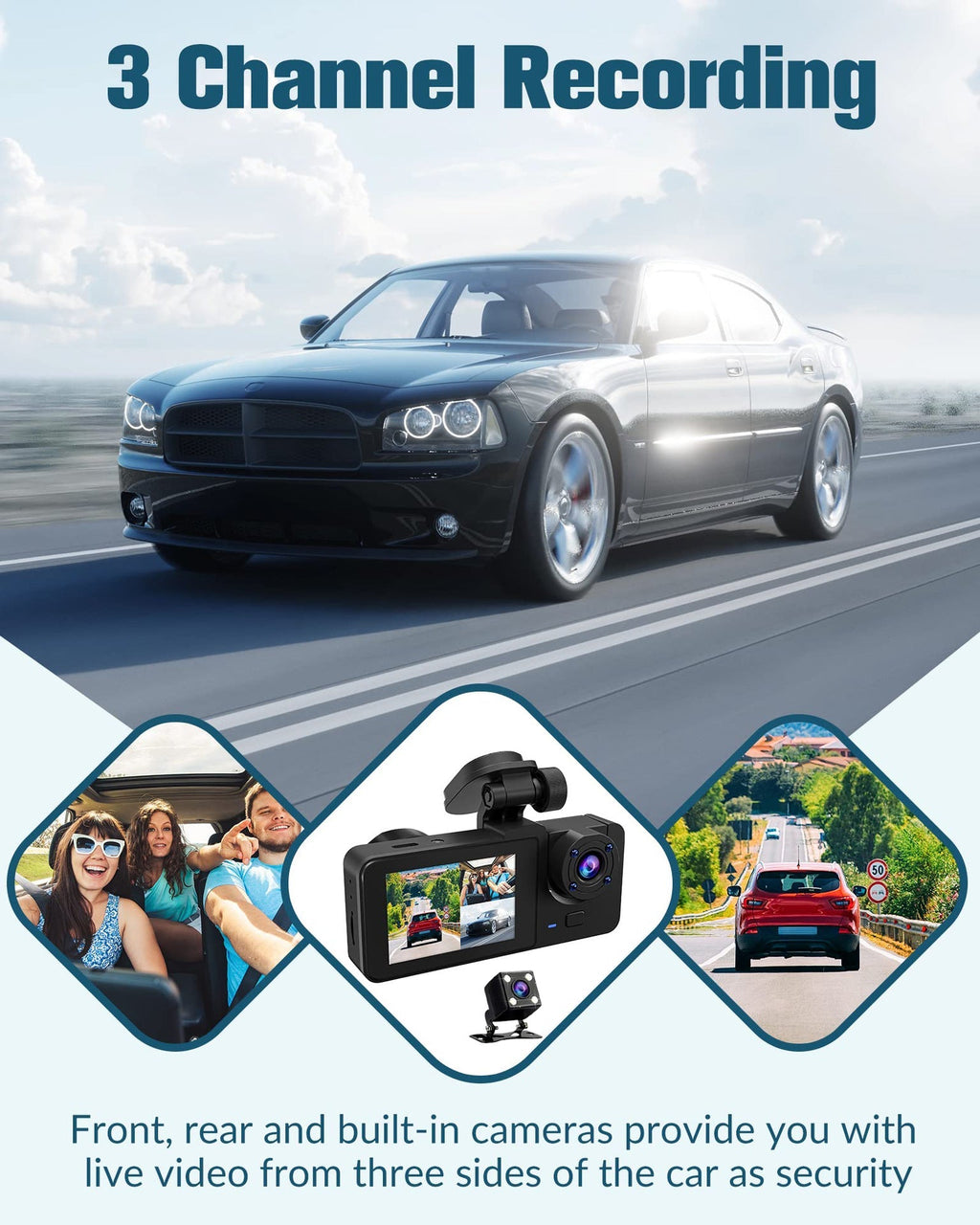 Complete package of dash cam accessories