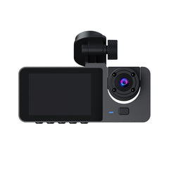 Compact design of triple lens dash cam