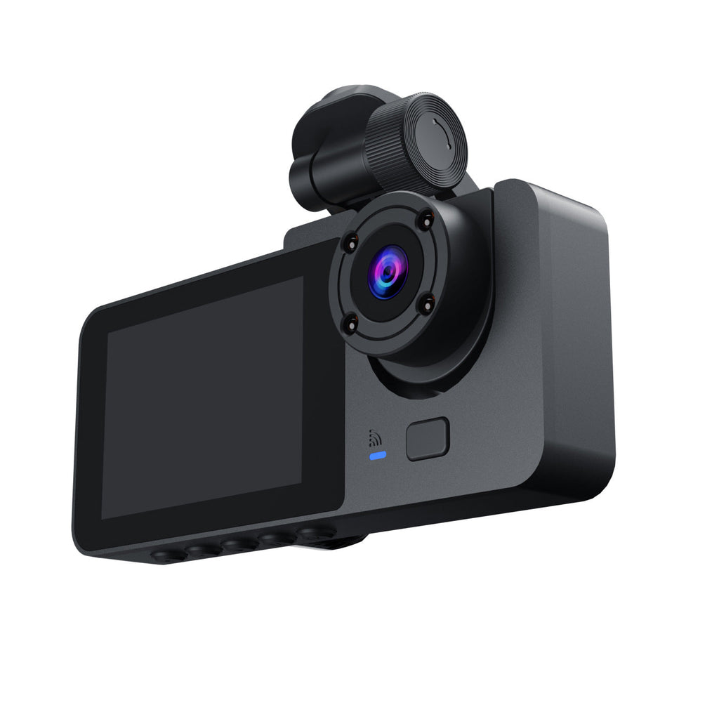 Rear view picture of the car dash camera