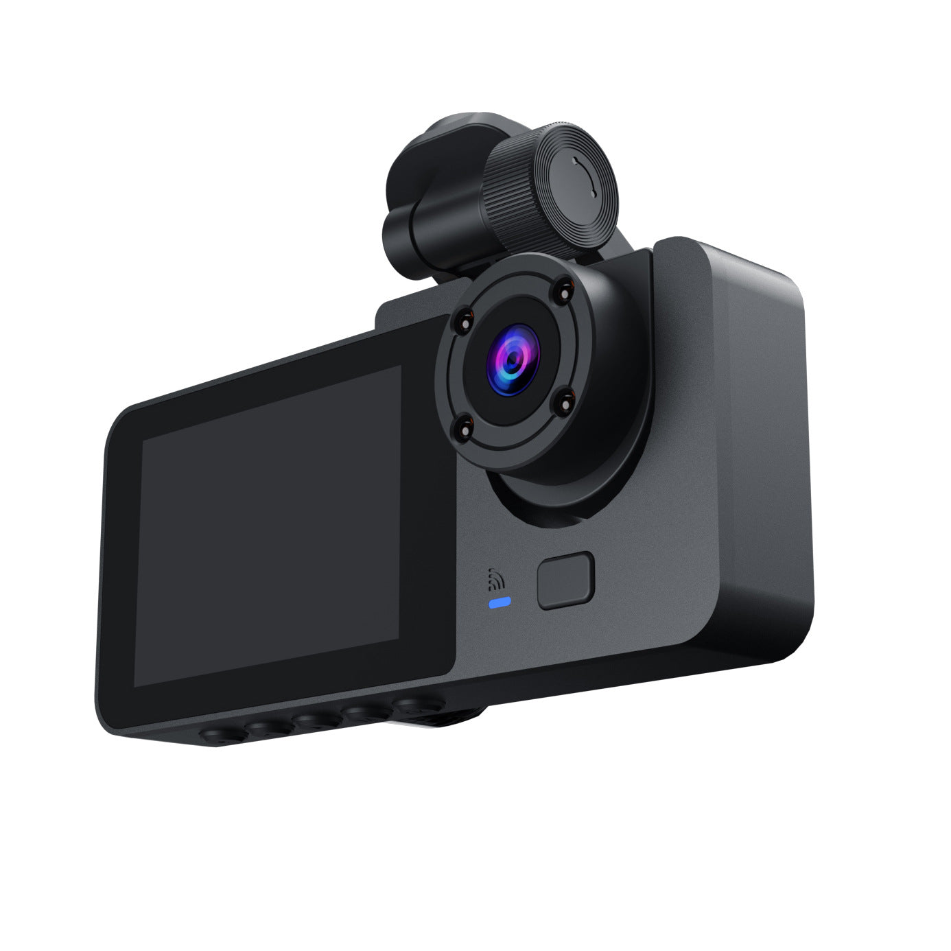 Rear view picture of the car dash camera