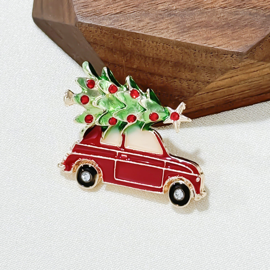 Charming Christmas Tree Car Brooch image 4