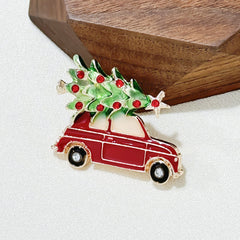 Charming Christmas Tree Car Brooch image 4