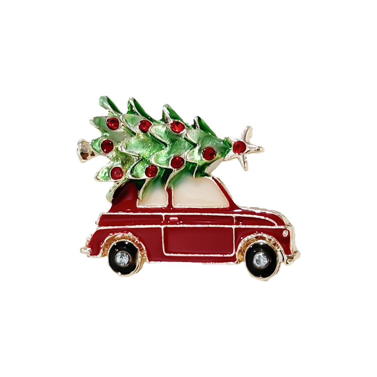 Charming Christmas Tree Car Brooch image 5