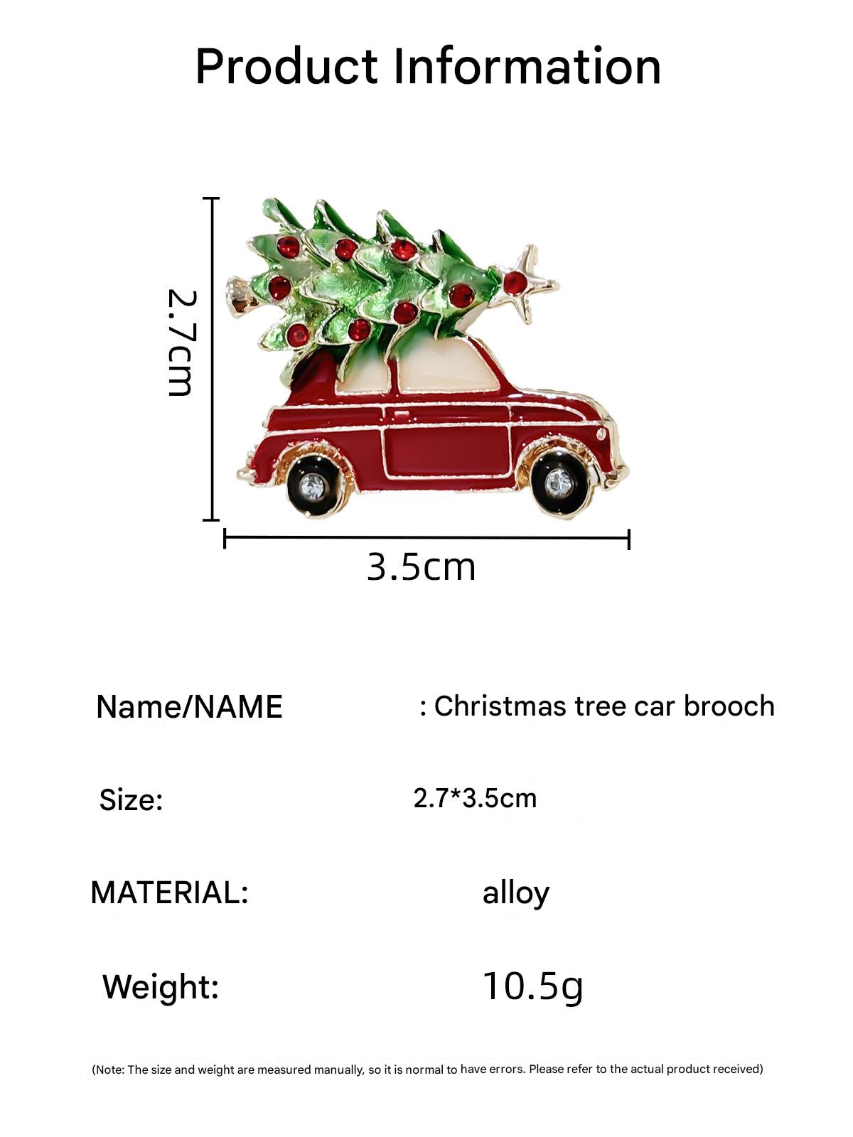 Charming Christmas Tree Car Brooch image 7