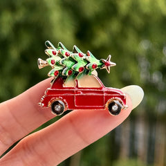 Charming Christmas Tree Car Brooch image 9