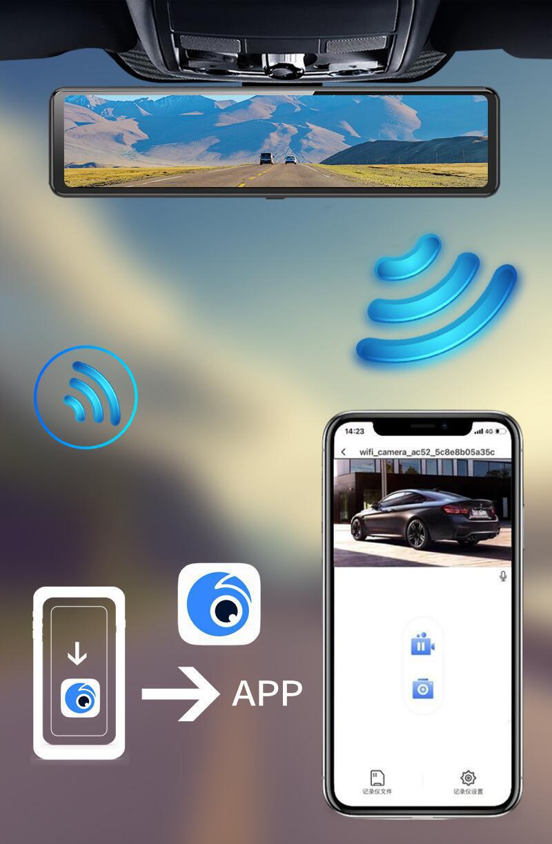 installation of smart rearview mirror