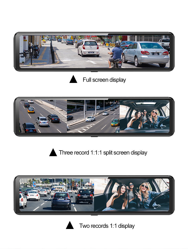 driver interacting with touchscreen interface