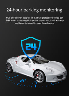 monitoring safety with triple camera dash cam