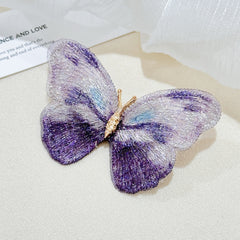 Multiple colour options of butterfly floral pins