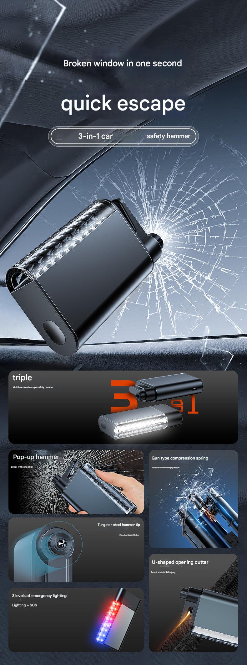 Durable materials used in car safety hammer