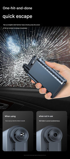Compact size of emergency car escape tool