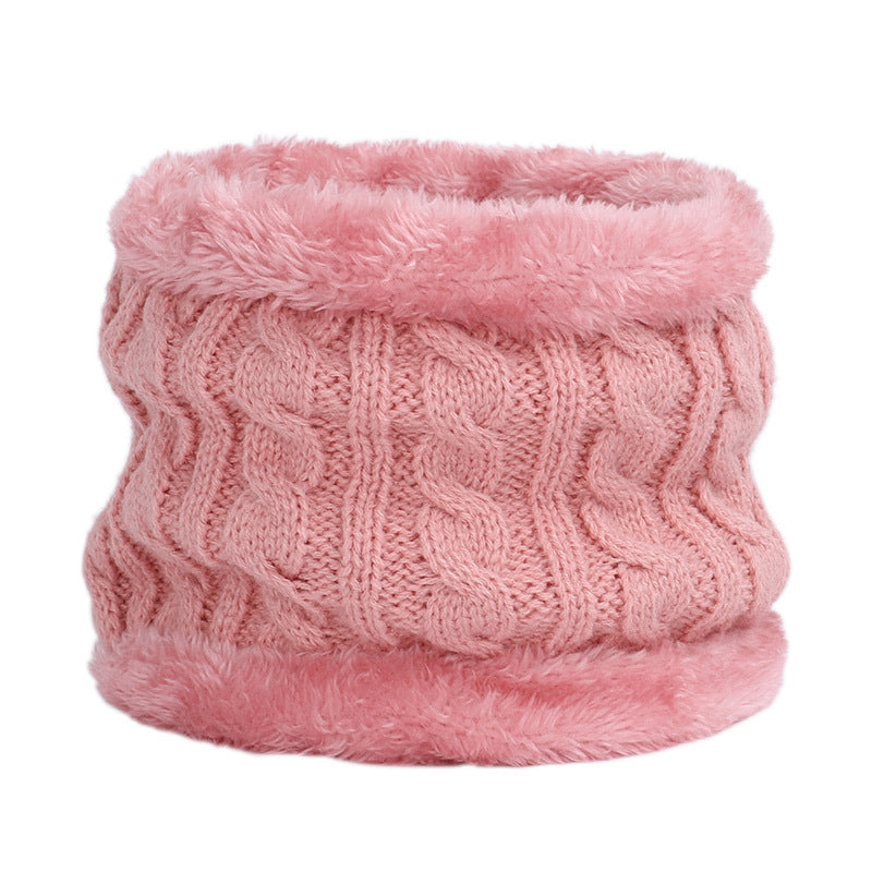 Detail of pom-pom on children's winter hat