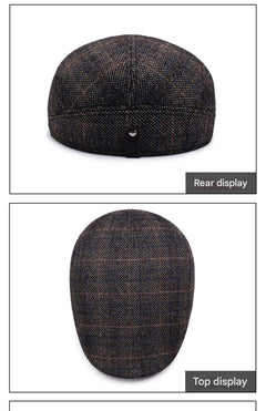 Comfortable beret for seniors in winter