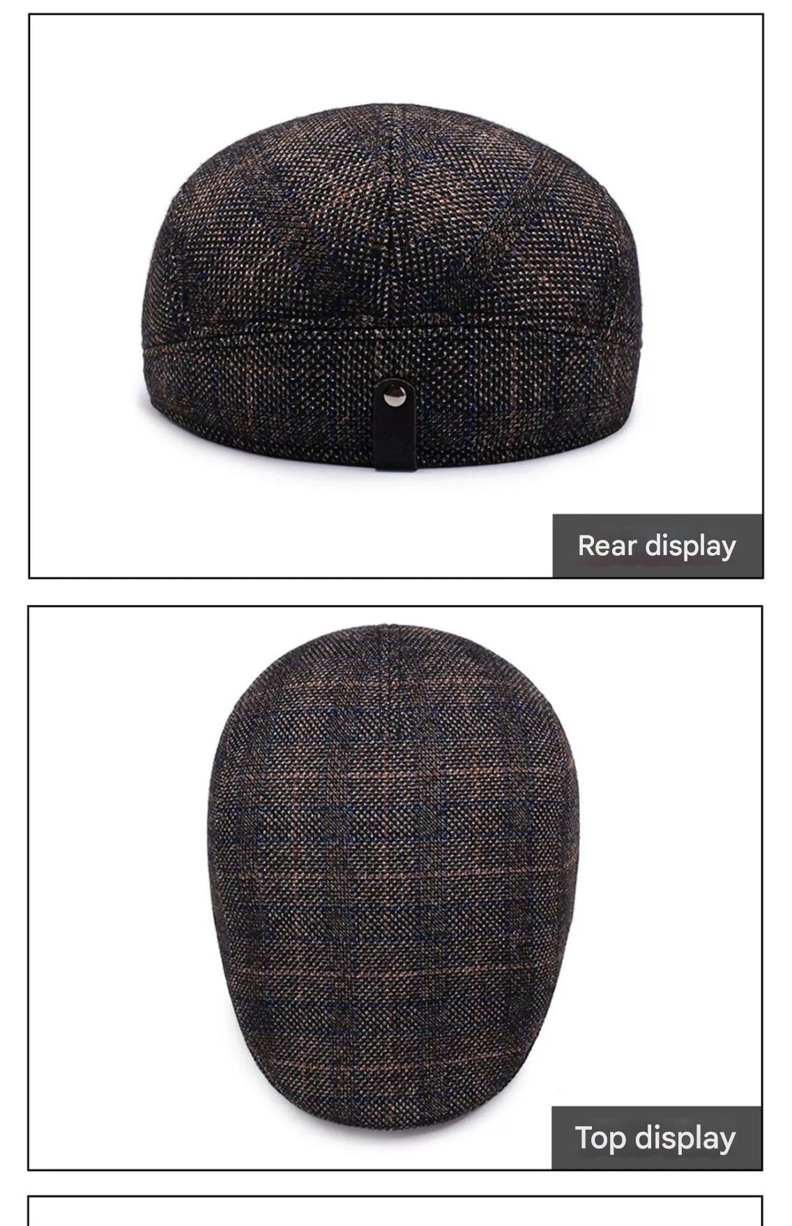Comfortable beret for seniors in winter