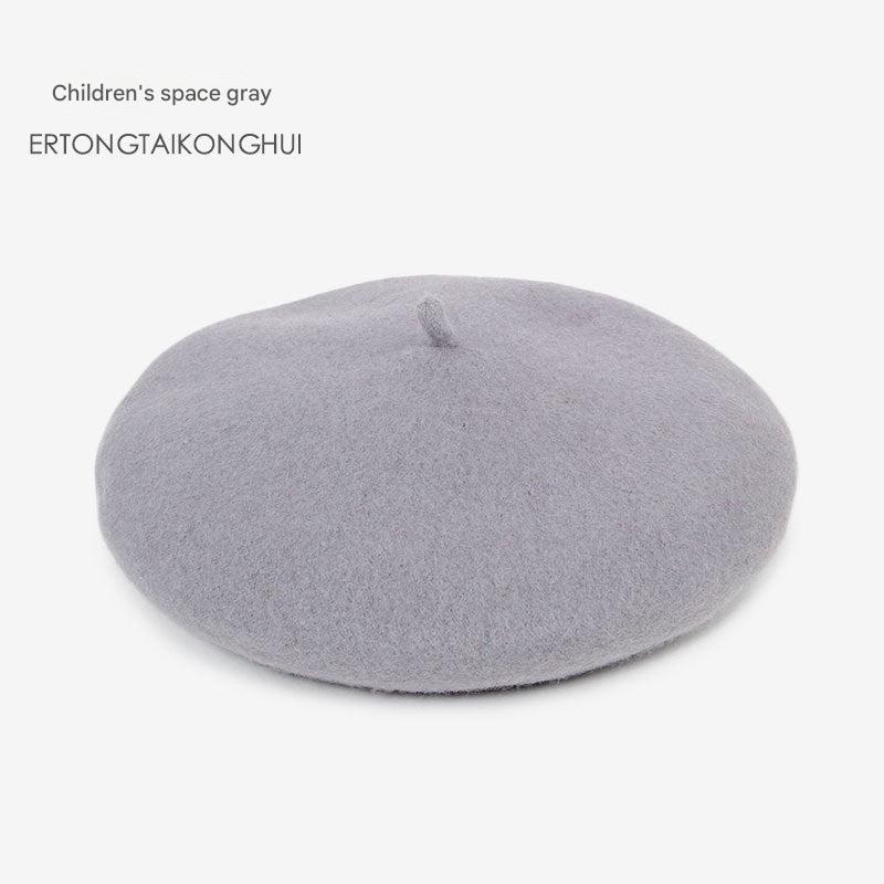 Kids wool beret hat image 1