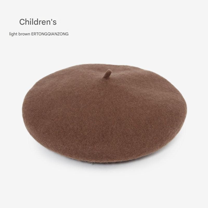 Kids wool beret hat image 3