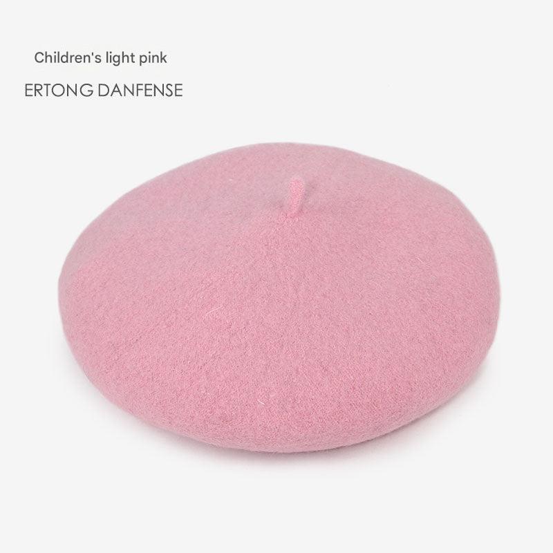 Kids wool beret hat image 9