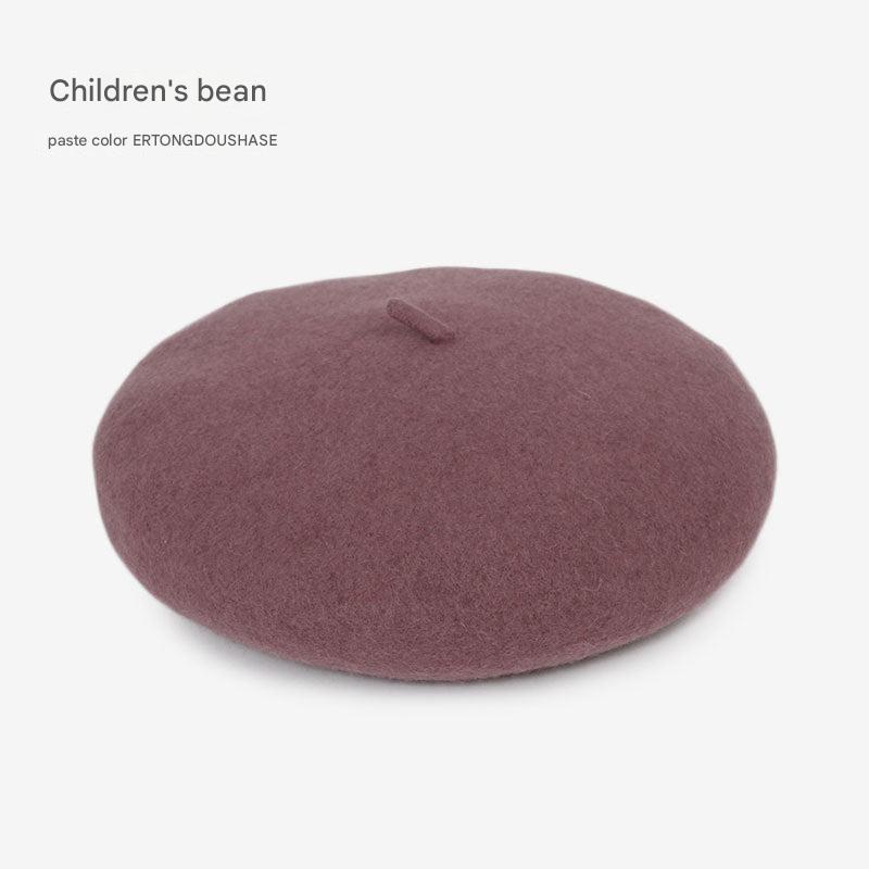 Kids wool beret hat image 2