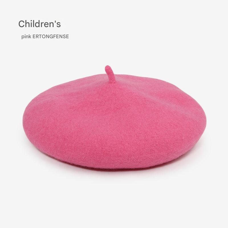 Kids wool beret hat image 4