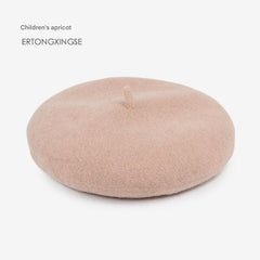 Kids wool beret hat image 8