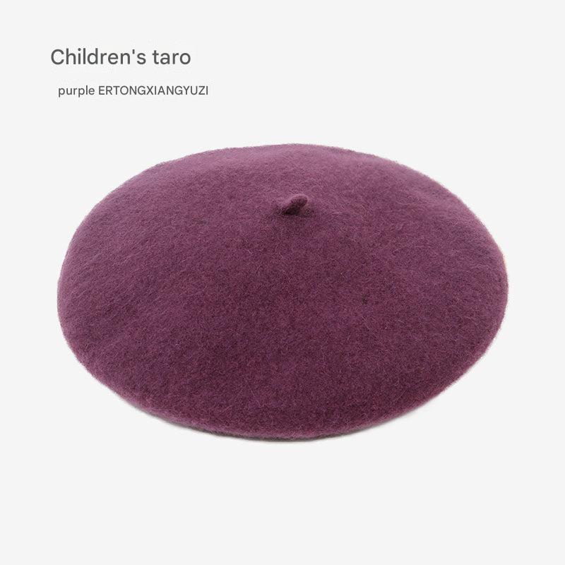 Kids wool beret hat image 8