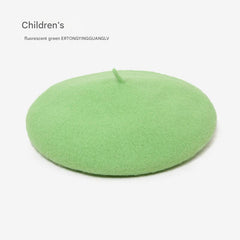 Kids wool beret hat image 3