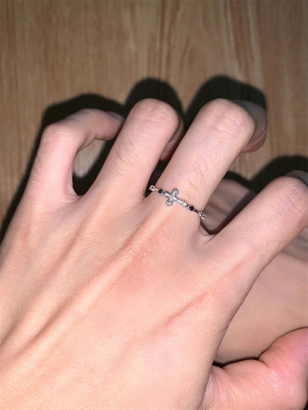 Unique women's ring with diamonds - image 10