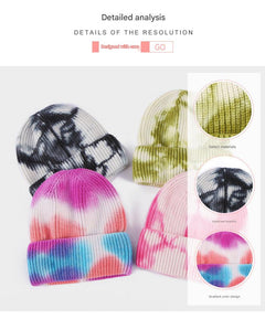 Image showing all colour options of the beanie