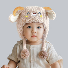 Adorable cartoon winter beanie for boys and girls