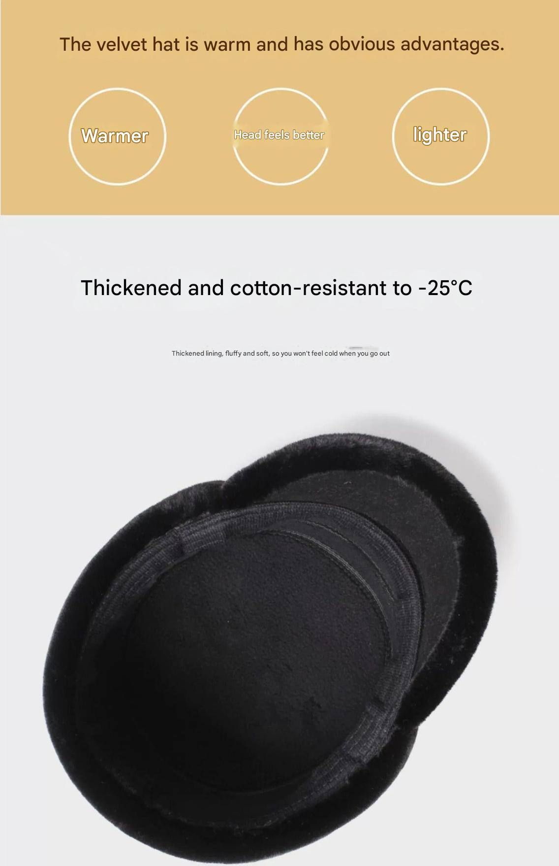 Comfort fit cap ideal for winter outings