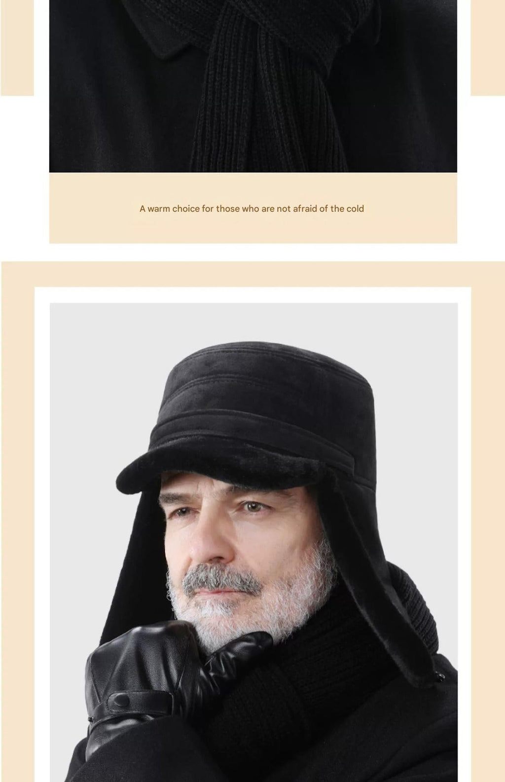 Comfort fit cap ideal for winter outings