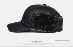Men's baseball cap with ear protection