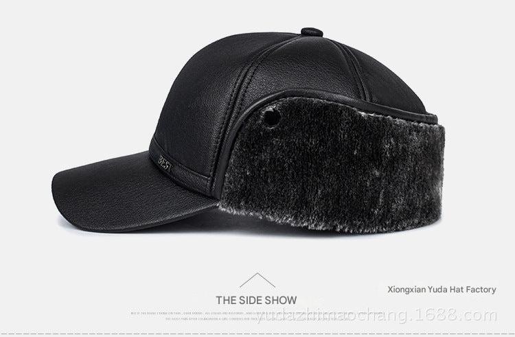 Men's baseball cap with ear protection